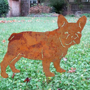Rusty French Bulldog MGF-FBULLDOG Garden Accessory